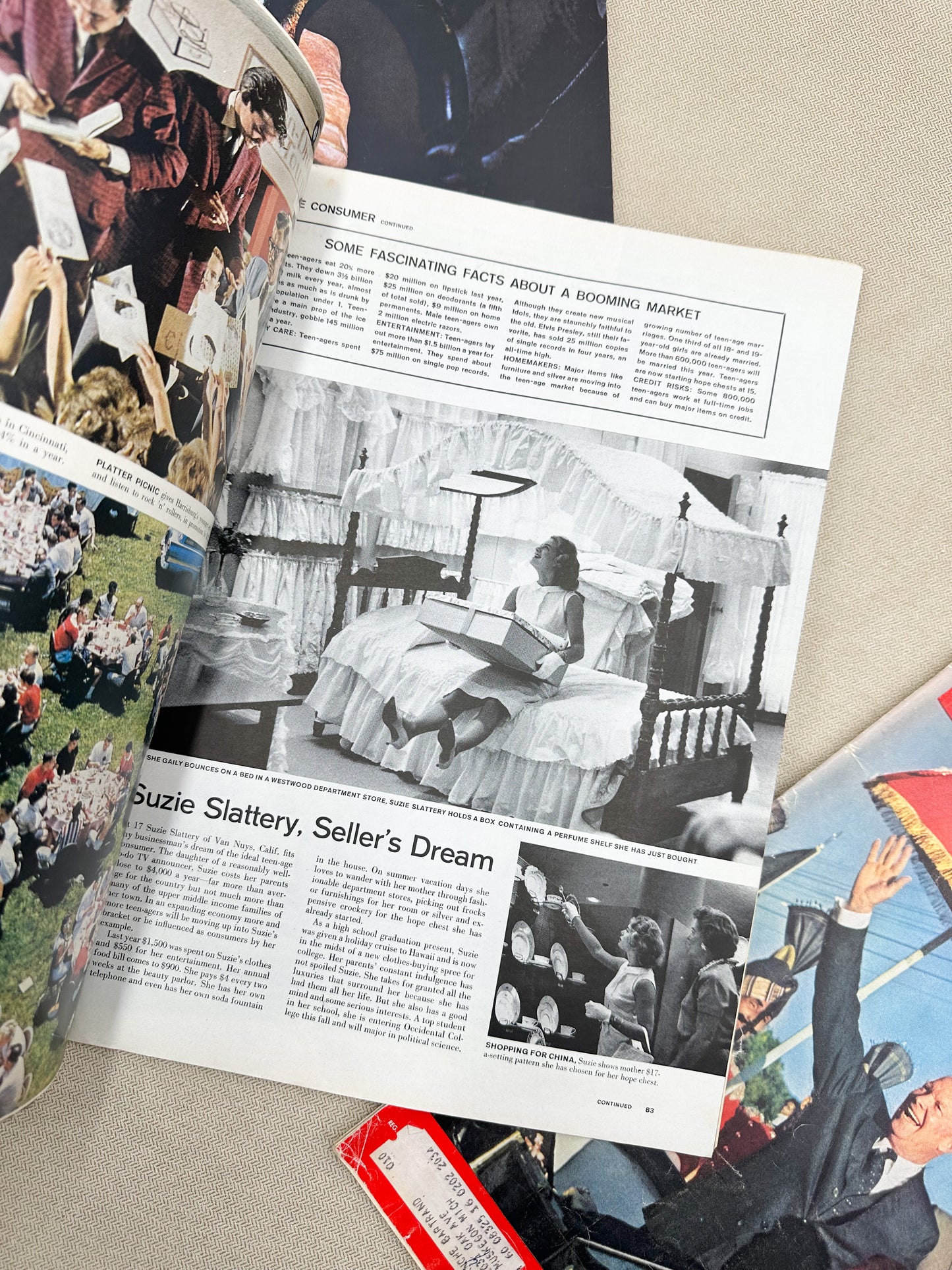 Set of Three Life Magazines