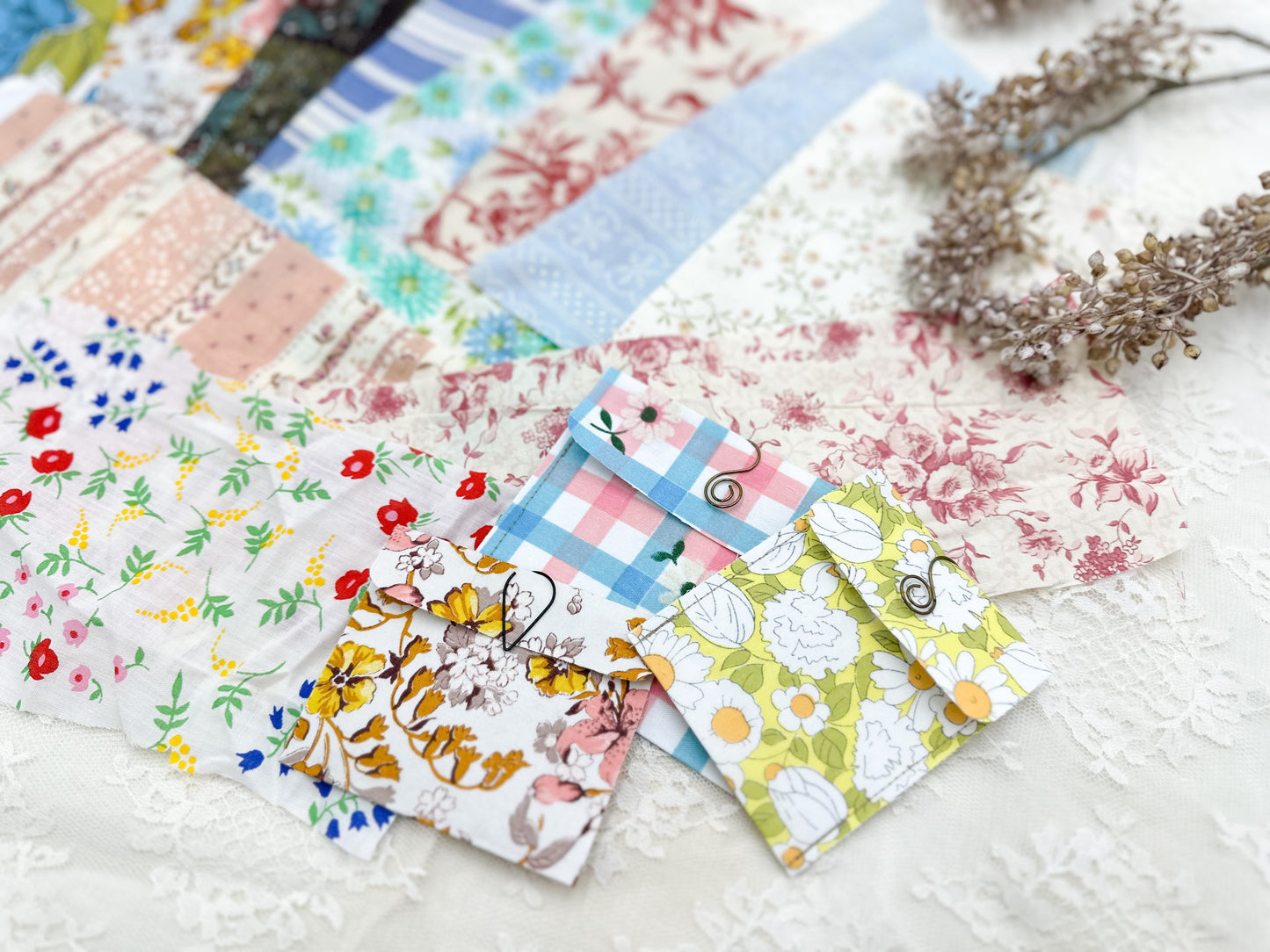 Printed Fabric Bundle- Great for freezer paper envelopes
