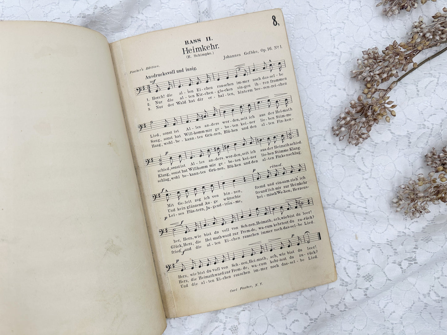 Vintage German Music Book