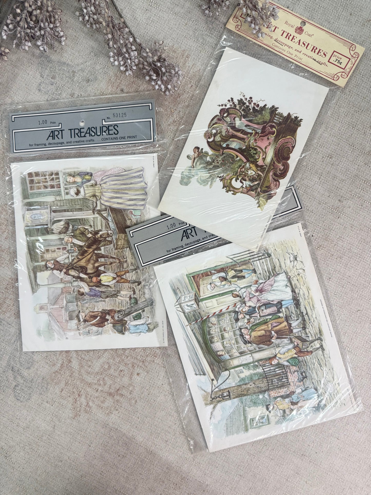 Vintage Print Set