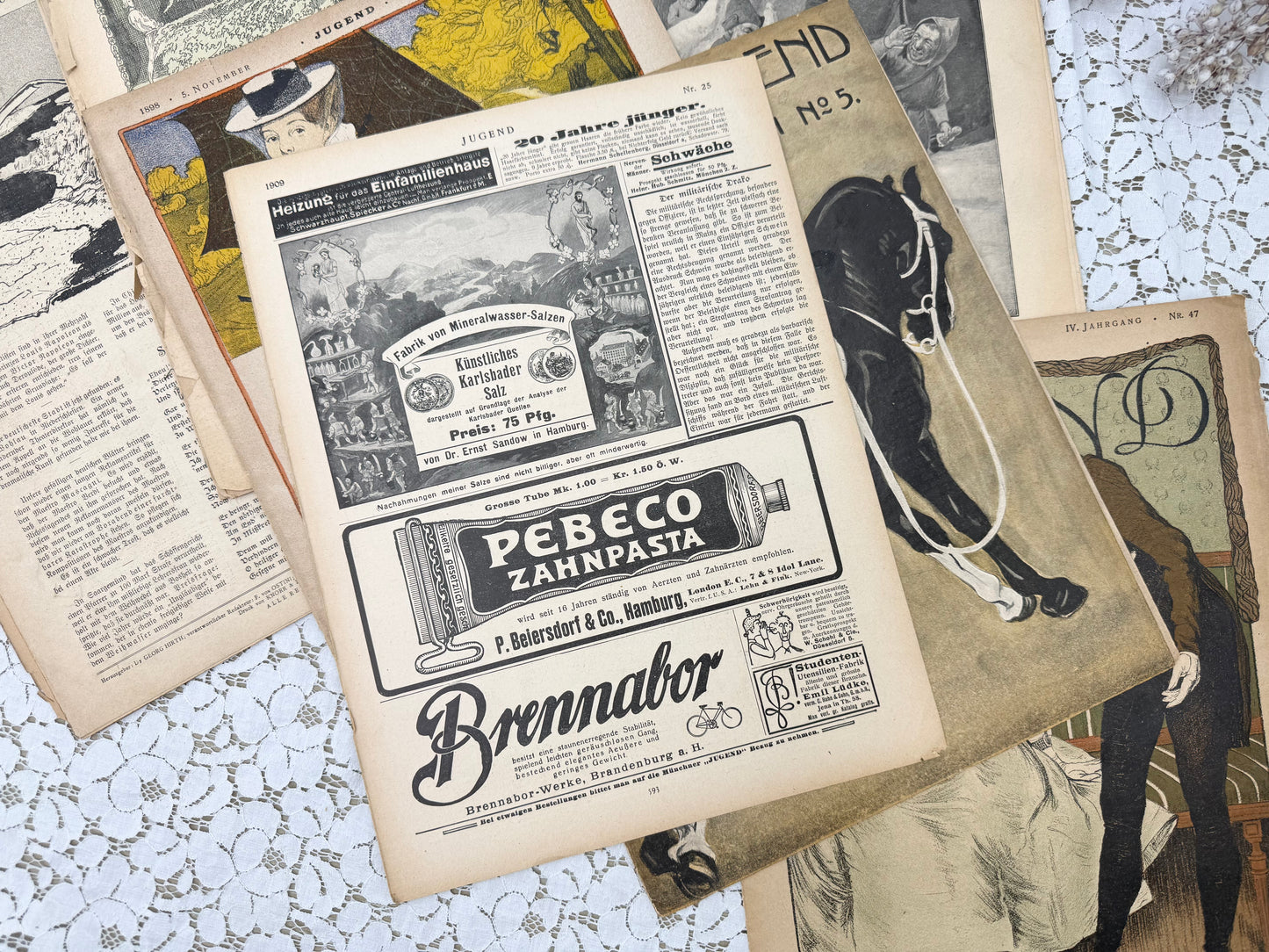 Vintage German Magazines Pages