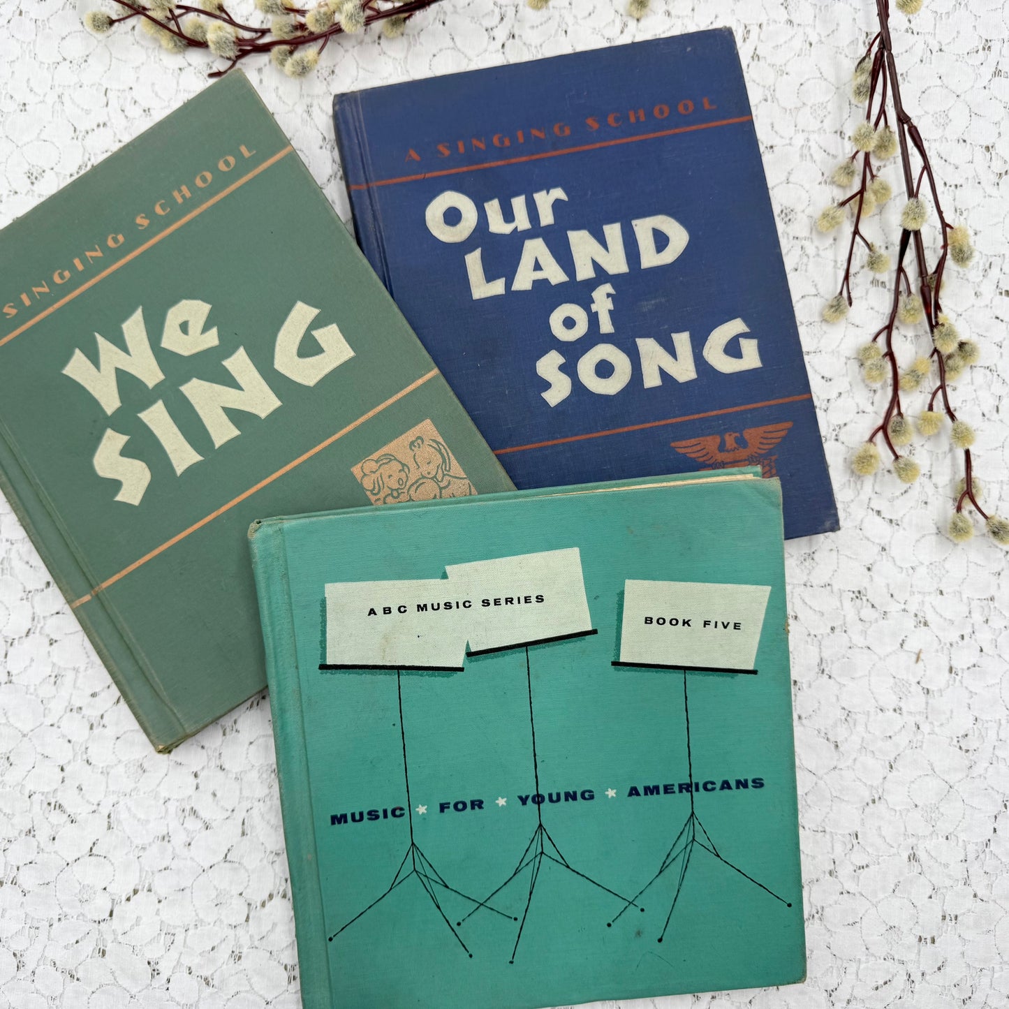 Vintage Children Music Books