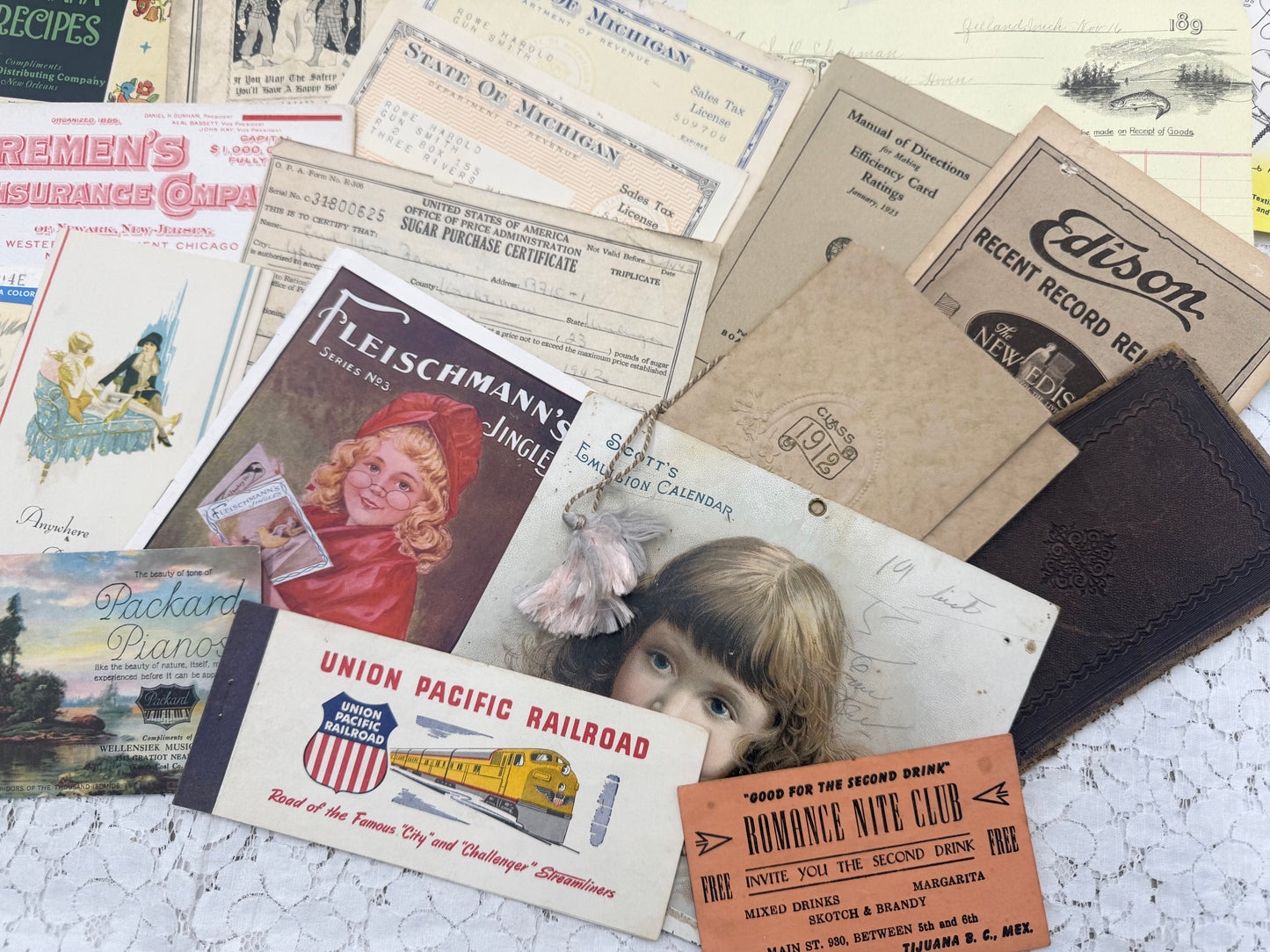 Vintage Ephemera Set