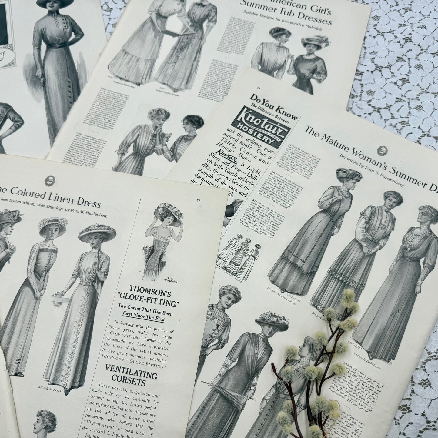 Vintage Fashion Papers