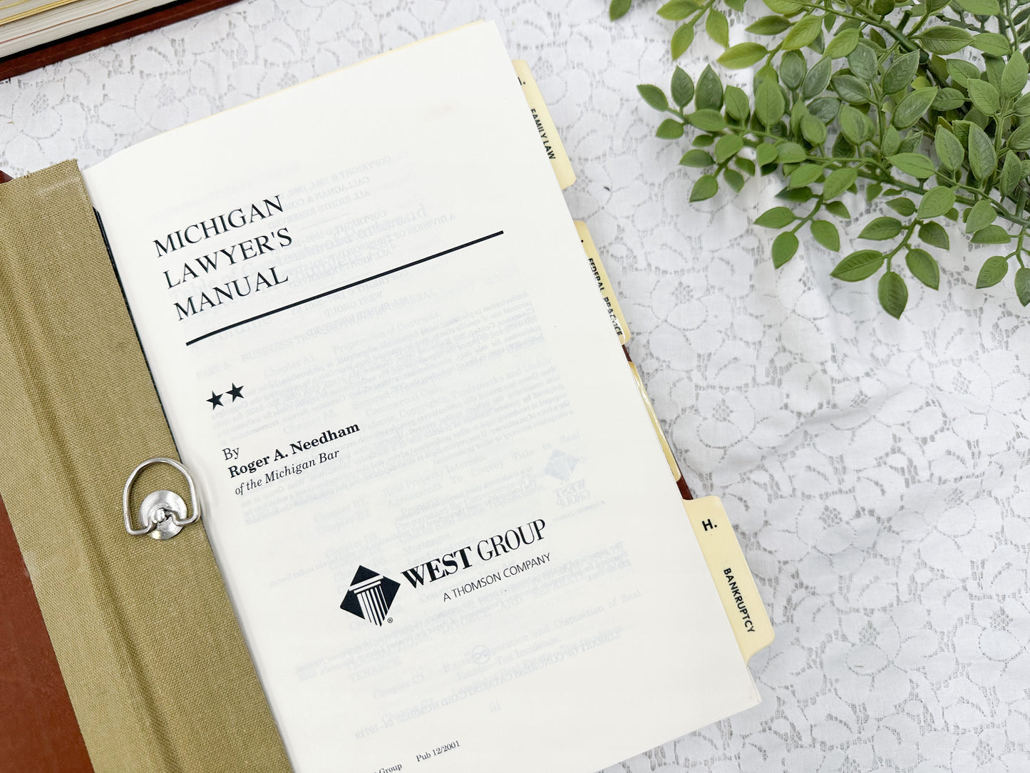 Michigan Manual Book with Cool Closure