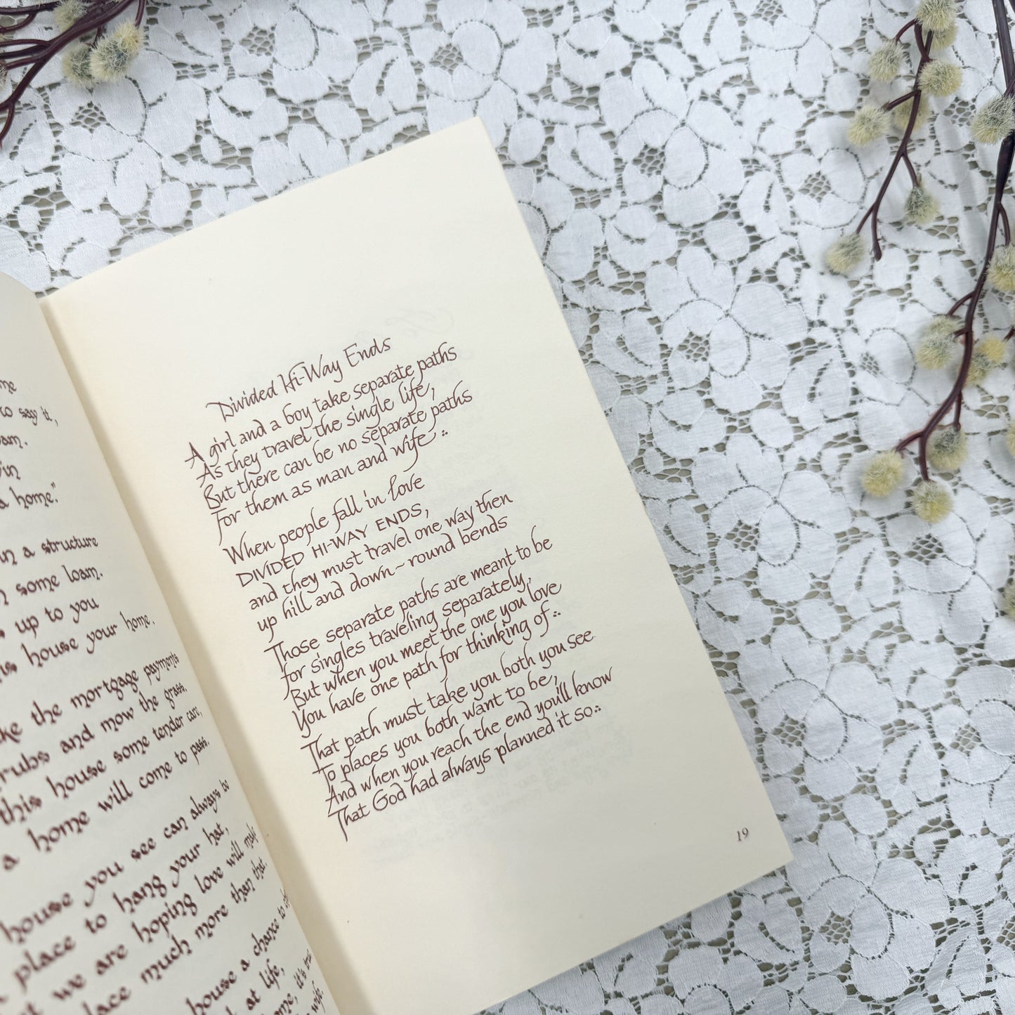 Vintage Poetry Book