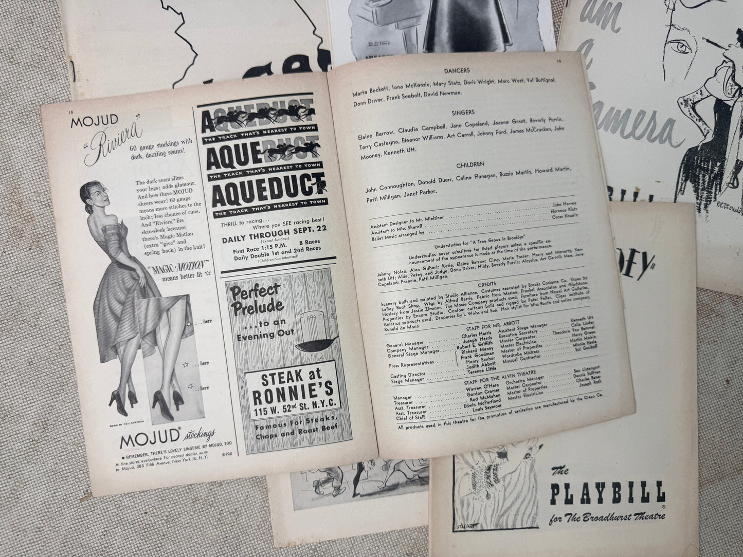 Vintage Playbill Set