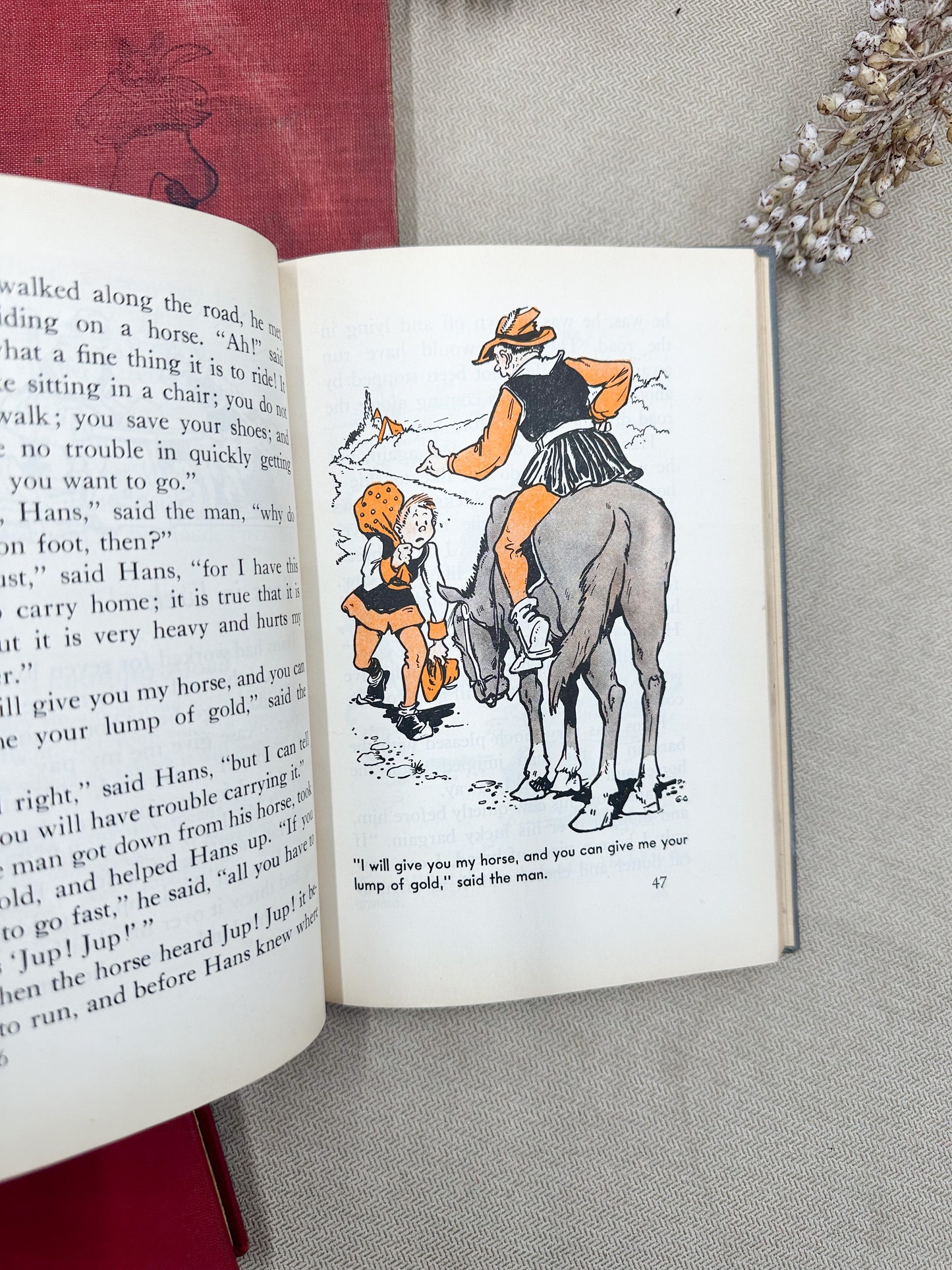Vintage Children's Books (Set of 4)