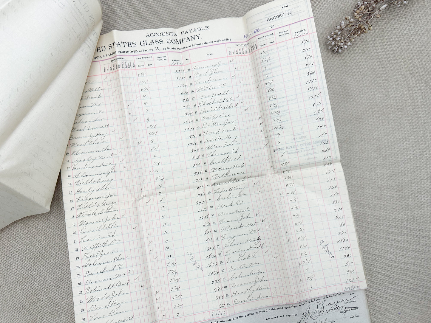 Vintage Ledgers and Papers