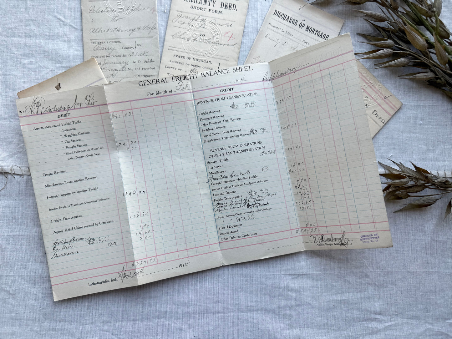 Vintage Deed Set