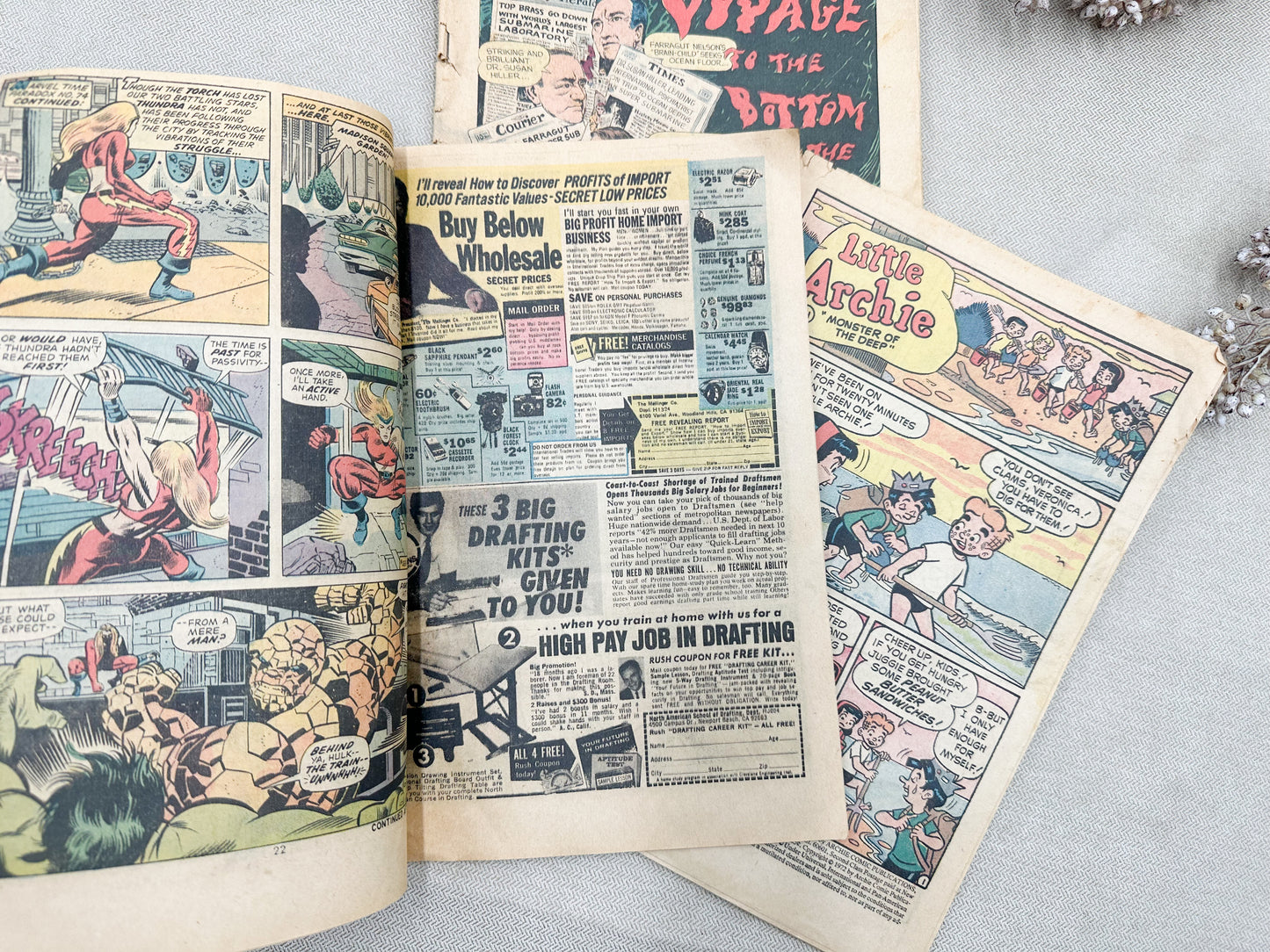 Set of Vintage Comic Books