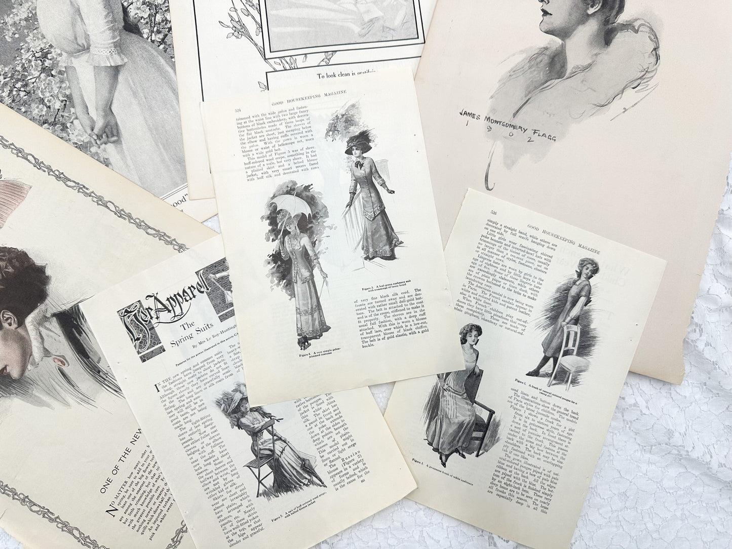 Vintage Print Set