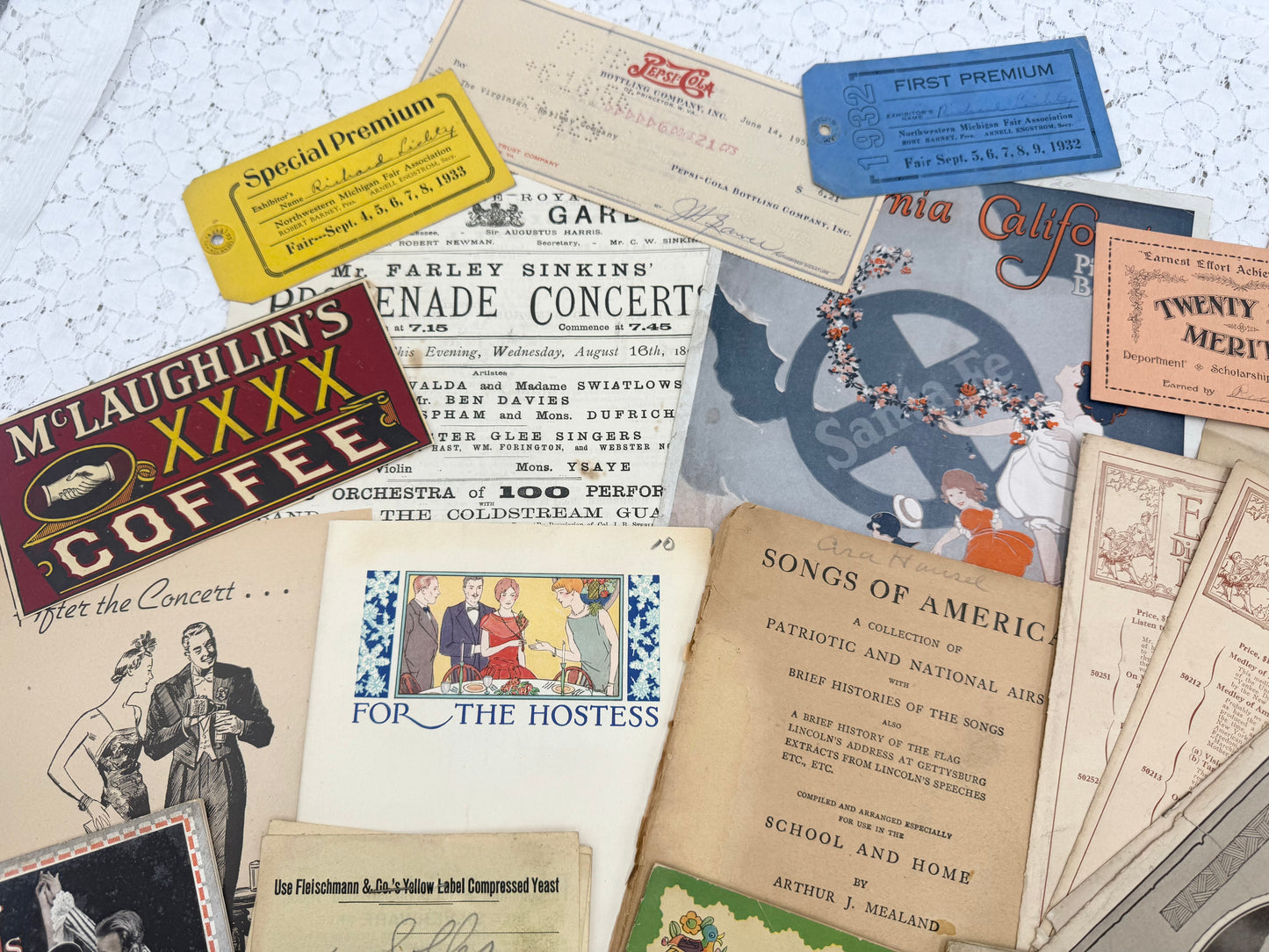 Vintage Ephemera Set