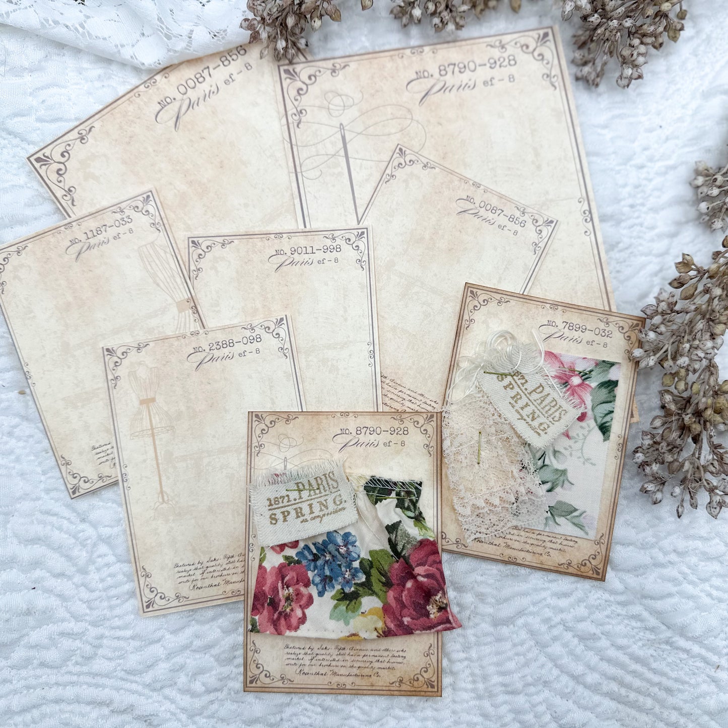 Fabric Sample Cards- Project Template Digital Download