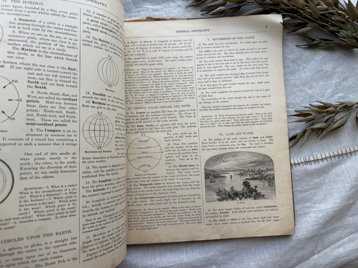 Vintage Geography Textbook