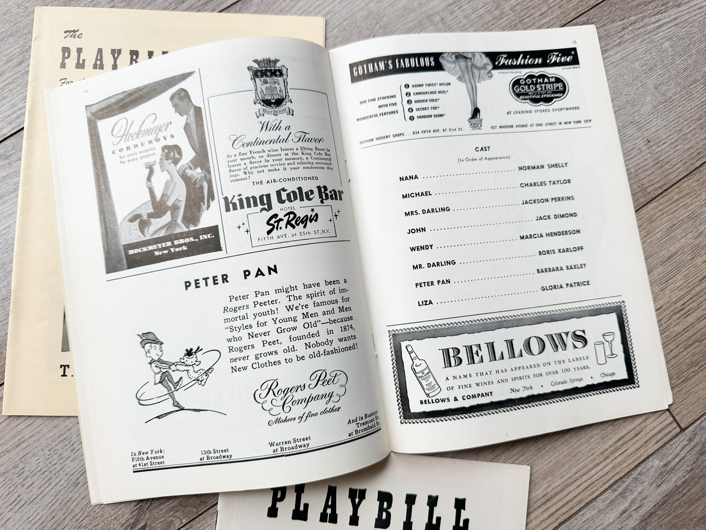 Vintage Playbills (Set of 3)