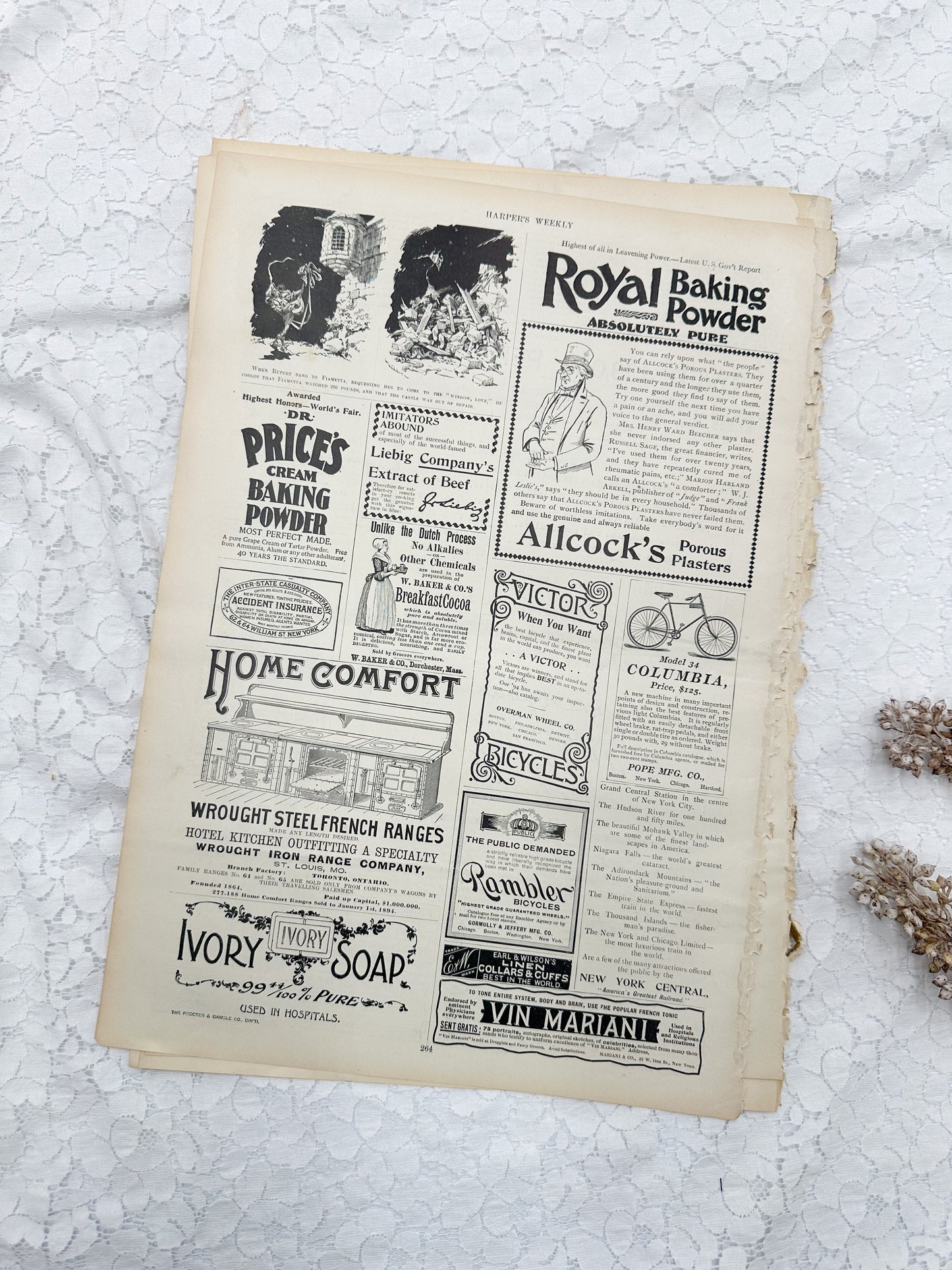 Vintage Magazine Page Set