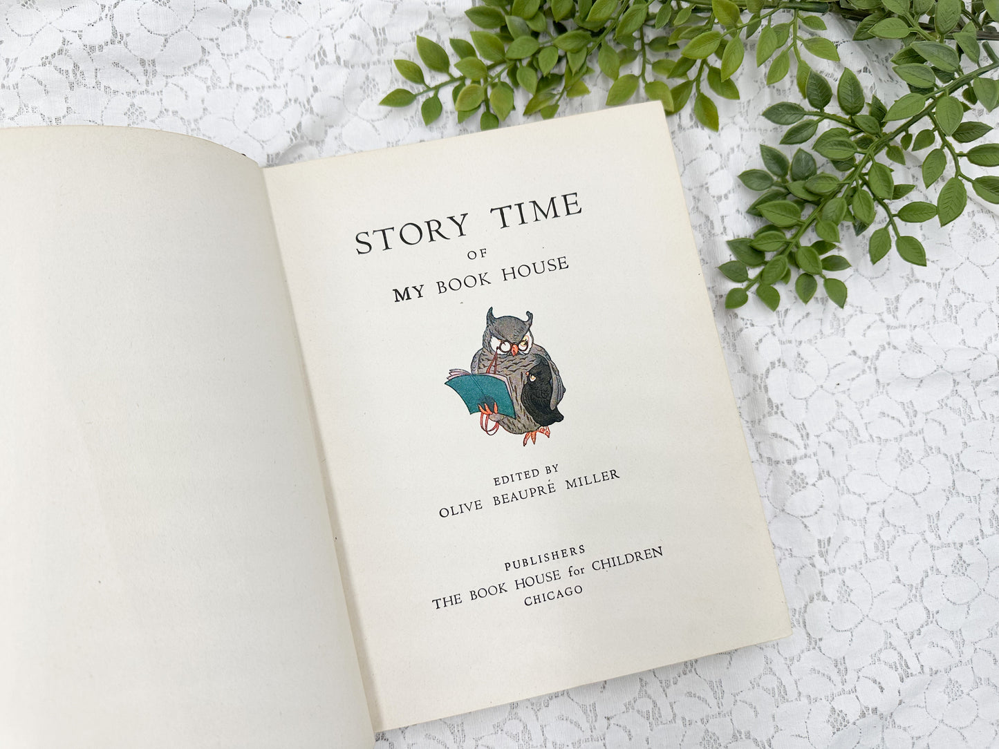 My Book House Story Time- 1937