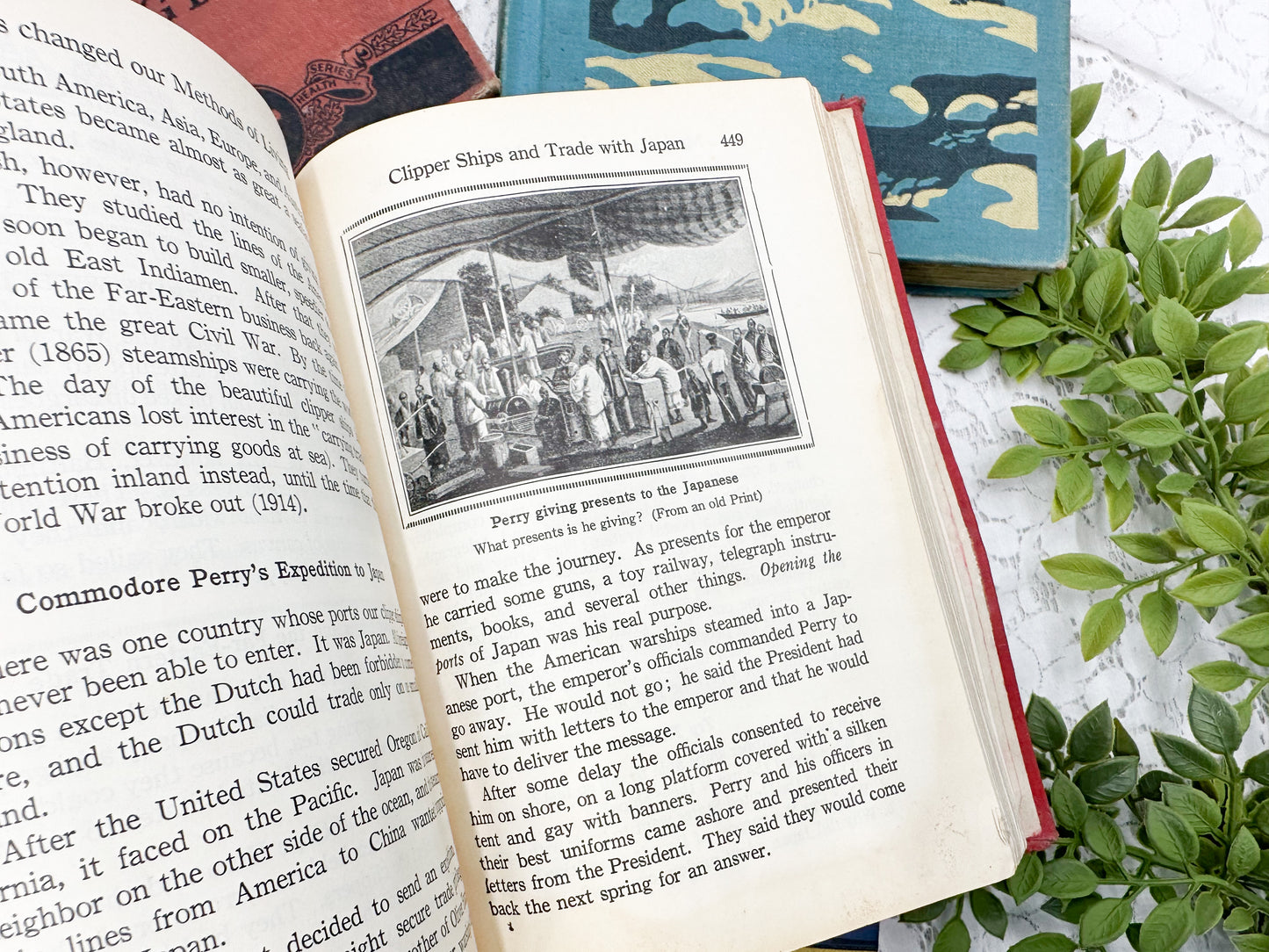 Vintage Textbooks (Set of 4)