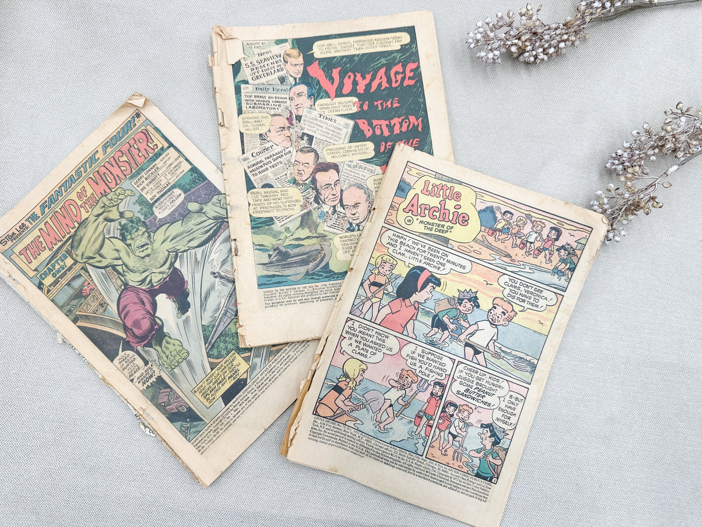 Set of Vintage Comic Books