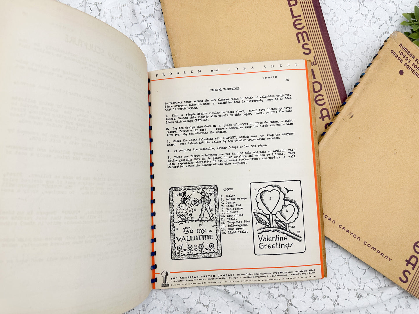 Problem and Ideas Book (Three Available)