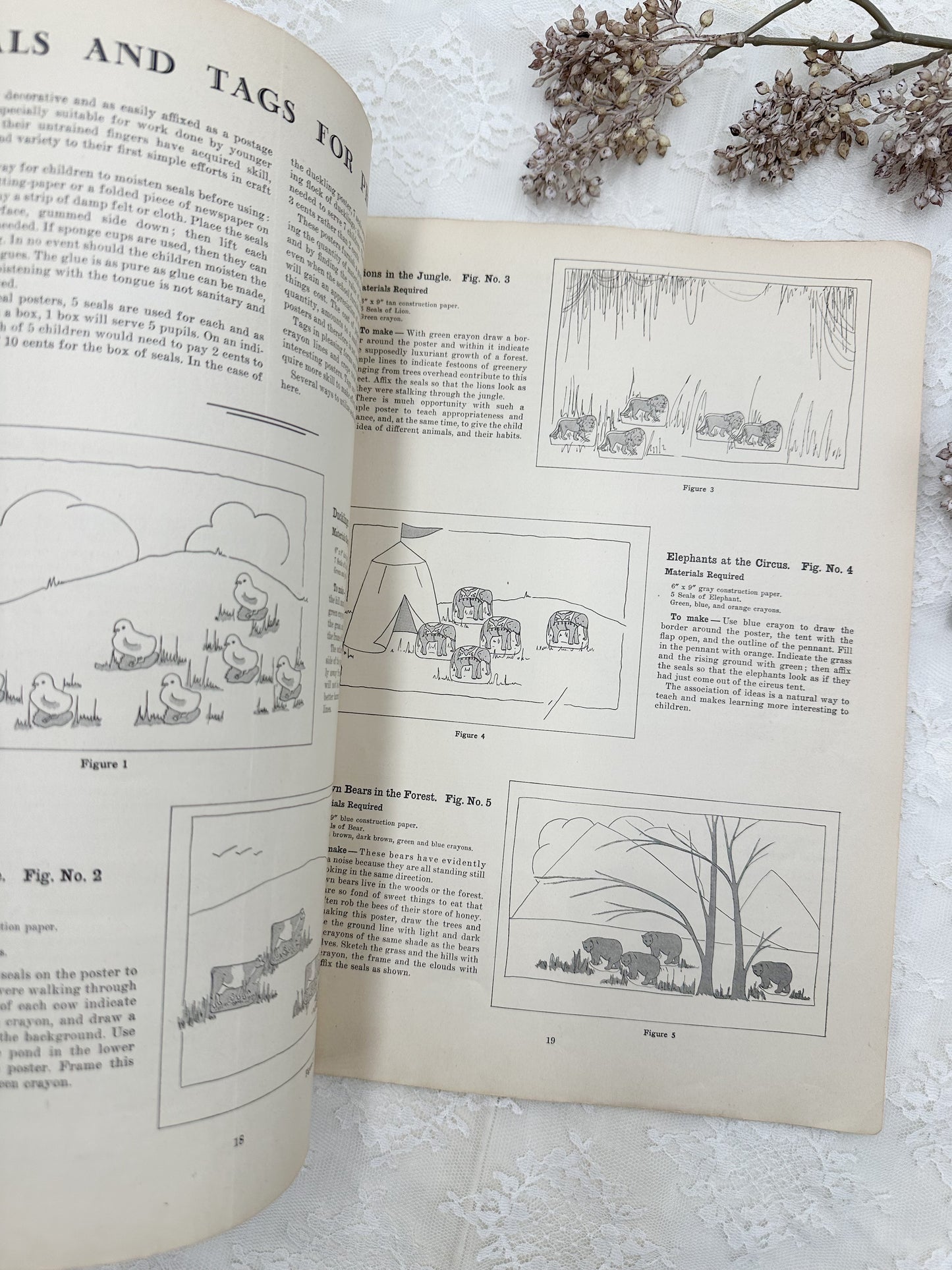 Vintage School Crafts and Projects