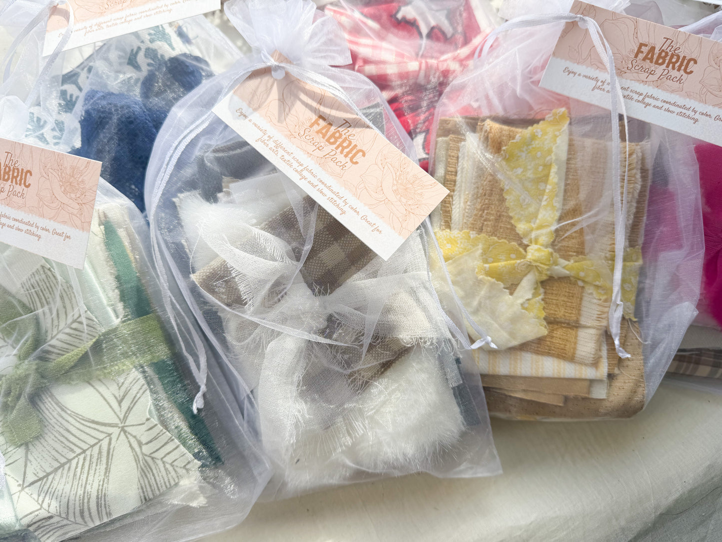 Fabric Scraps by Color