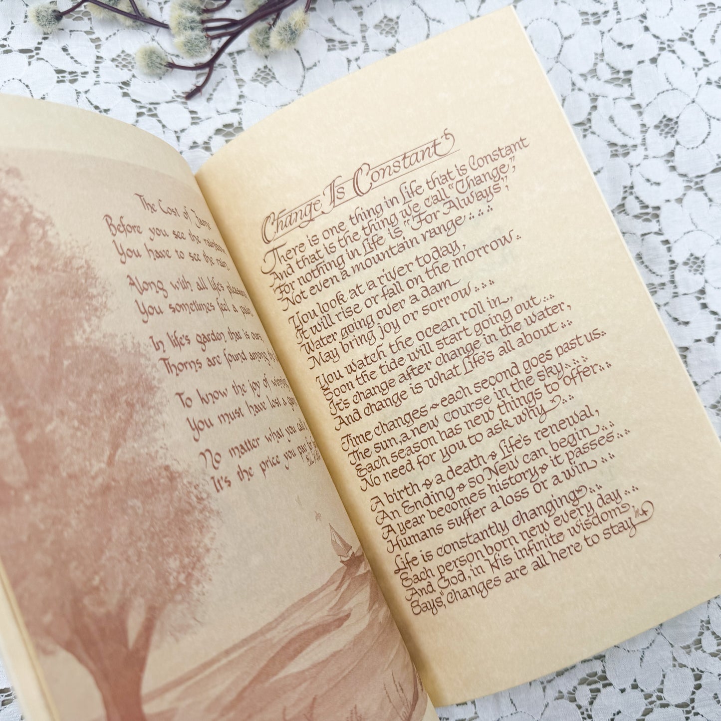 Vintage Poetry Book