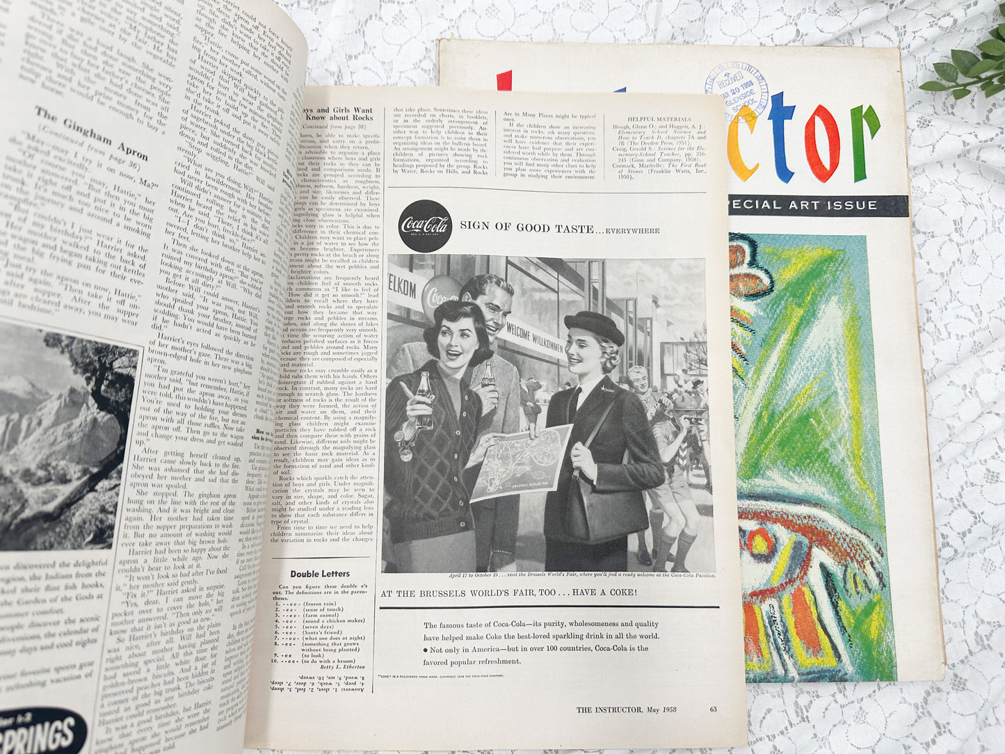 Vintage Instructor Magazine (Set of 2)