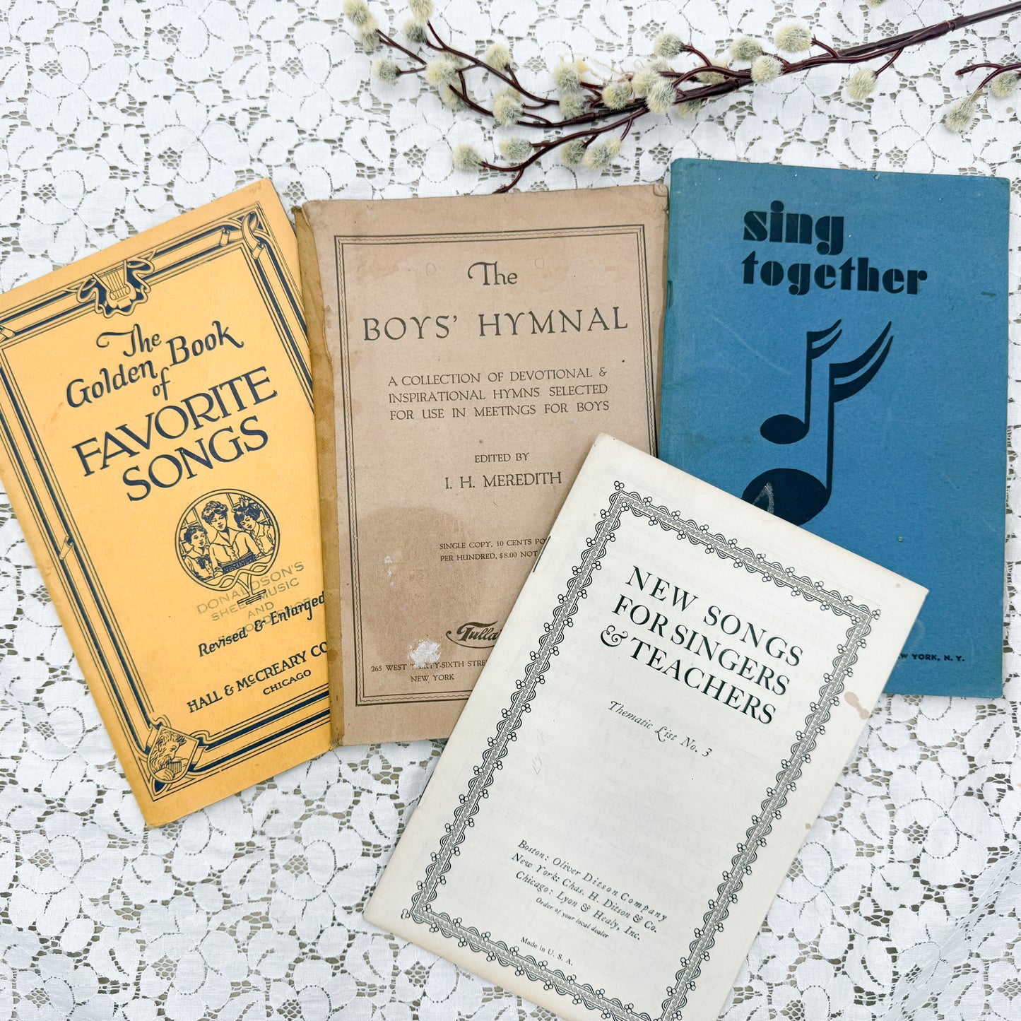 Vintage Music Booklet Set