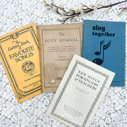 Vintage Music Booklet Set