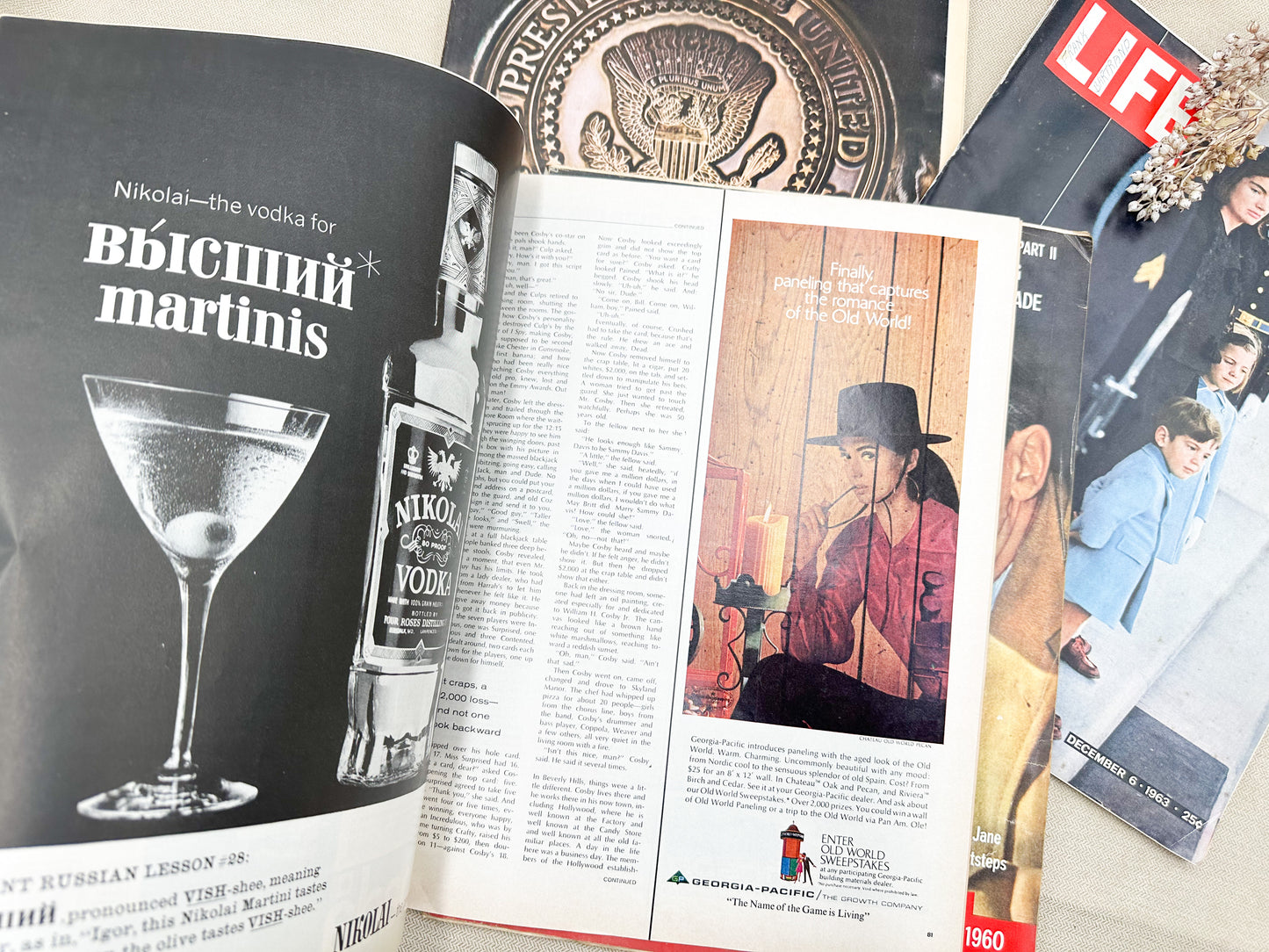 Set of 4 Life Magazines