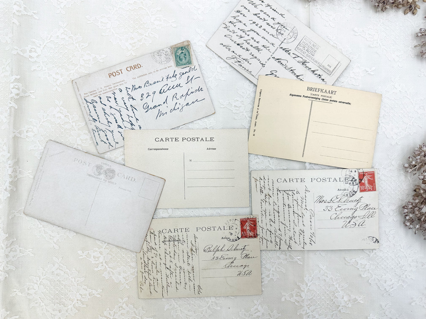 Vintage Postcard Set