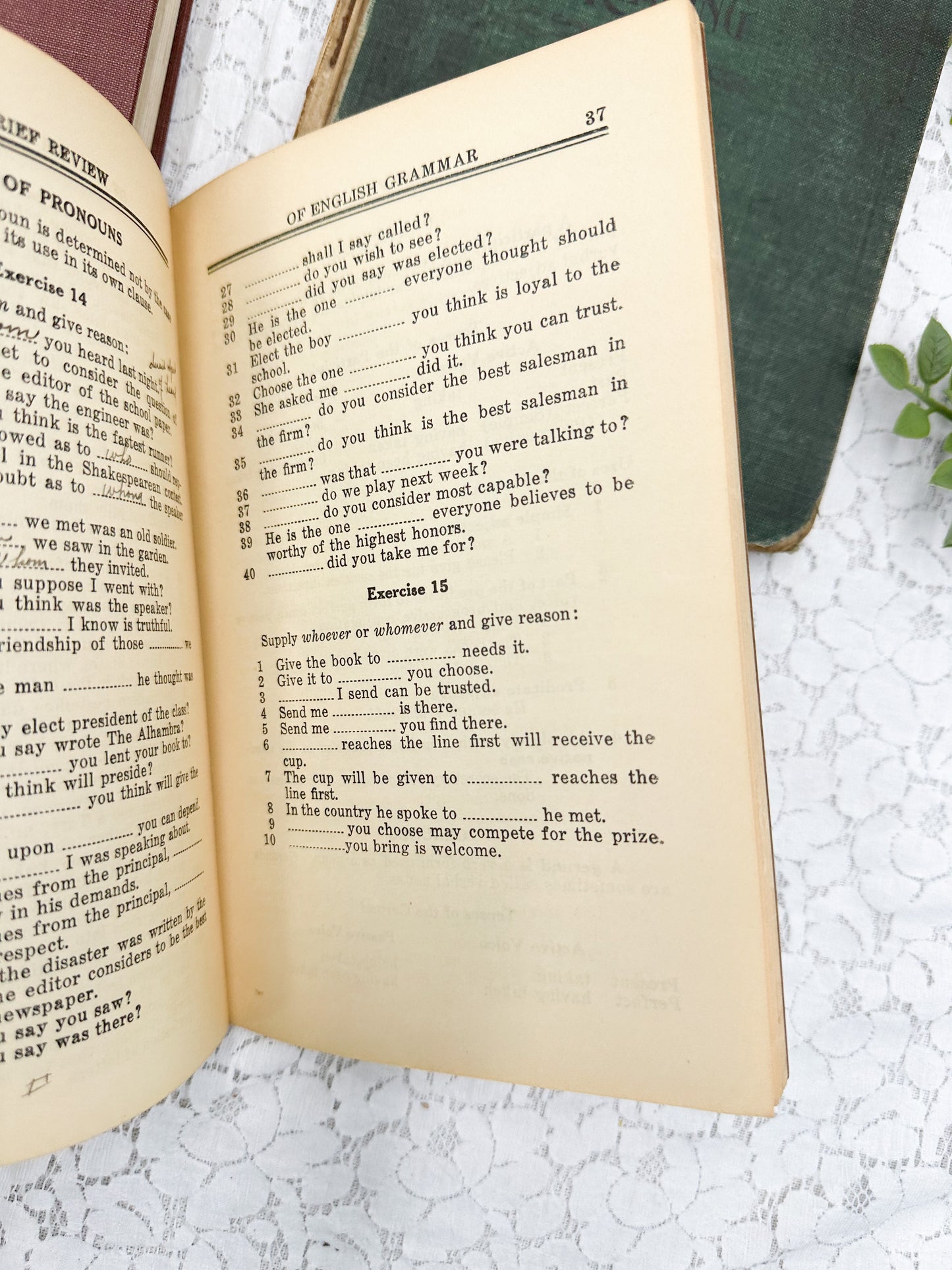 Vintage Textbook Set
