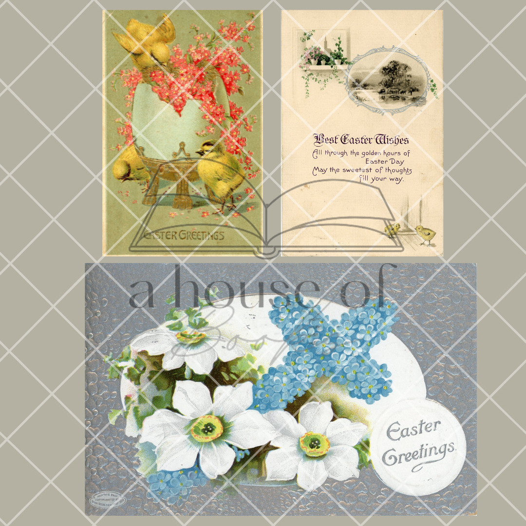 Easter Postcards- Digital Download