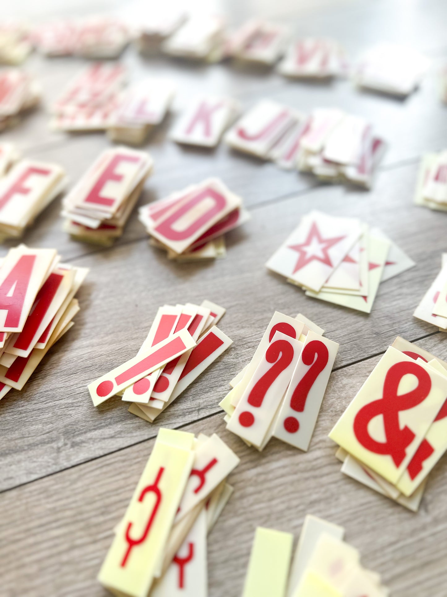 Plastic Alphabet, Numbers and Symbols