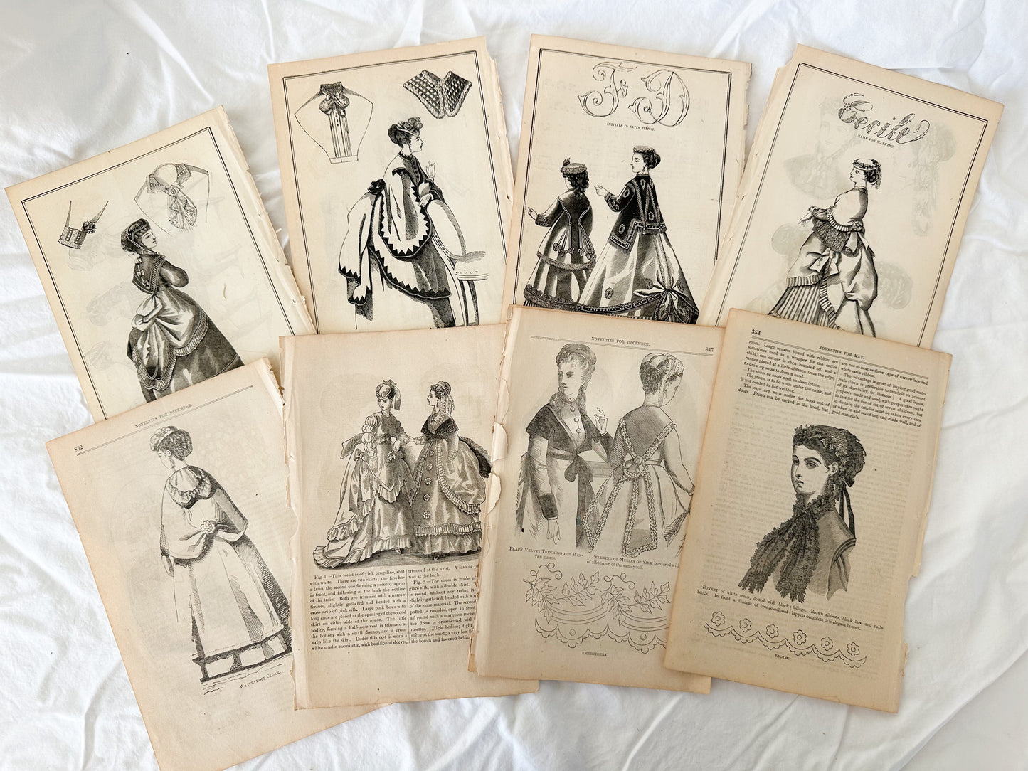 Vintage Fashion Print Set