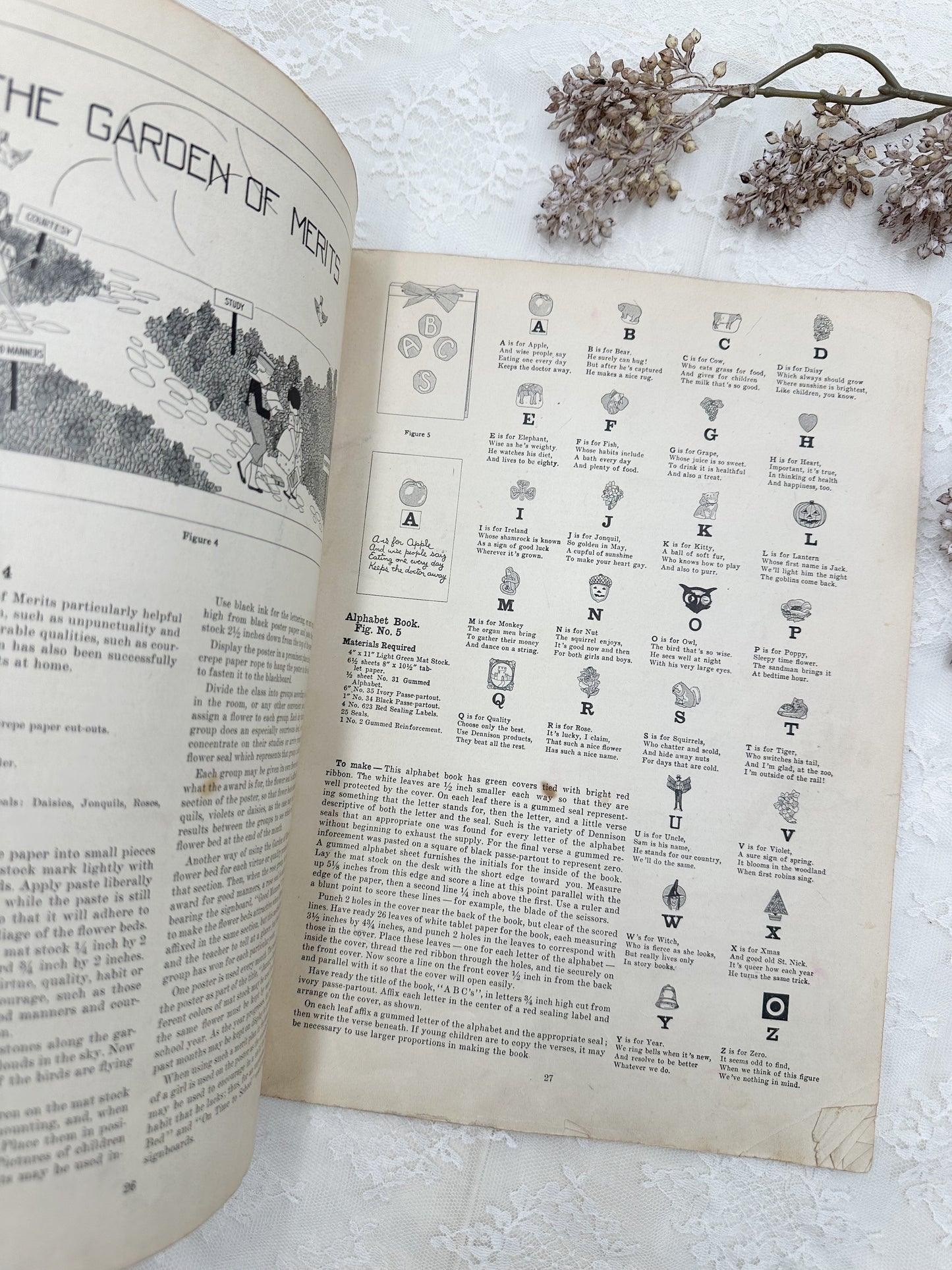 Vintage School Crafts and Projects