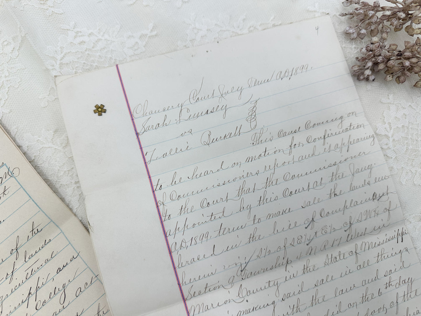 Vintage Writing Papers (Set of 5)