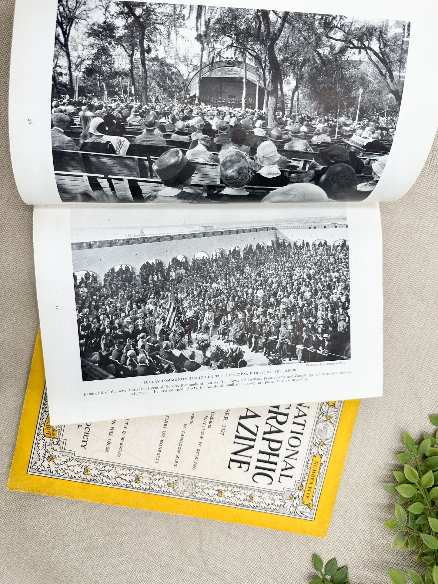 1930's National Geographic Magazine (2 available)