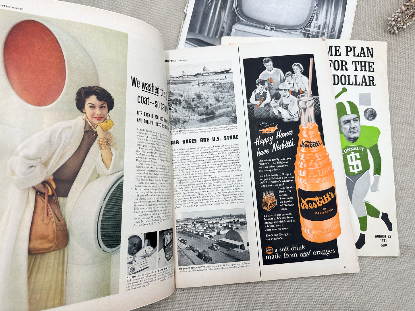 Set of Three Life Magazines