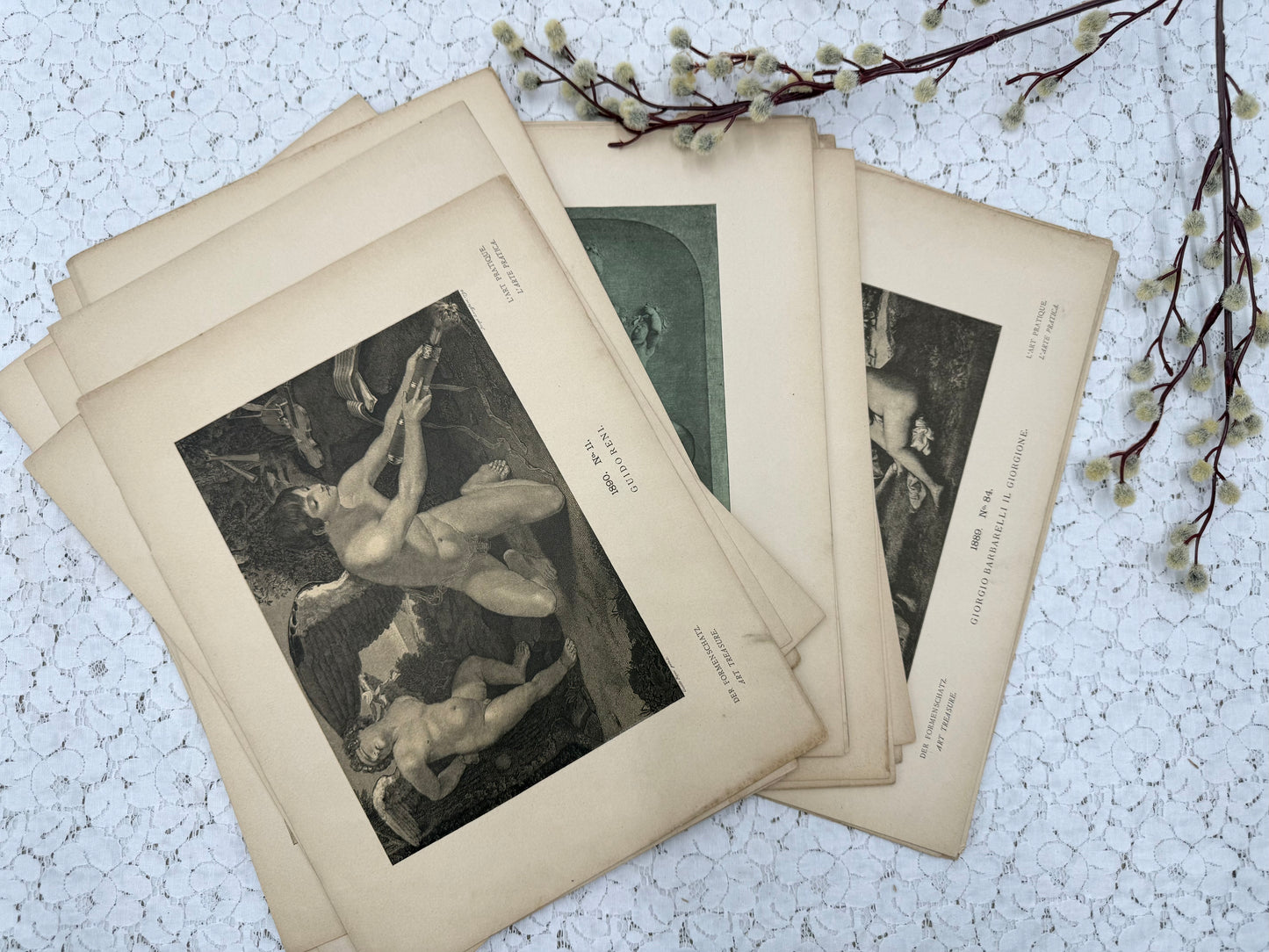 Vintage Art Prints (Set of 50+ prints)