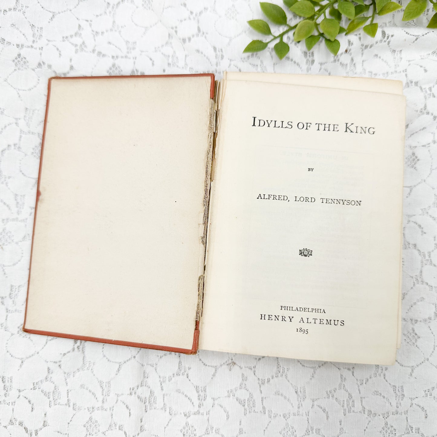 Idylls of the King- 1895