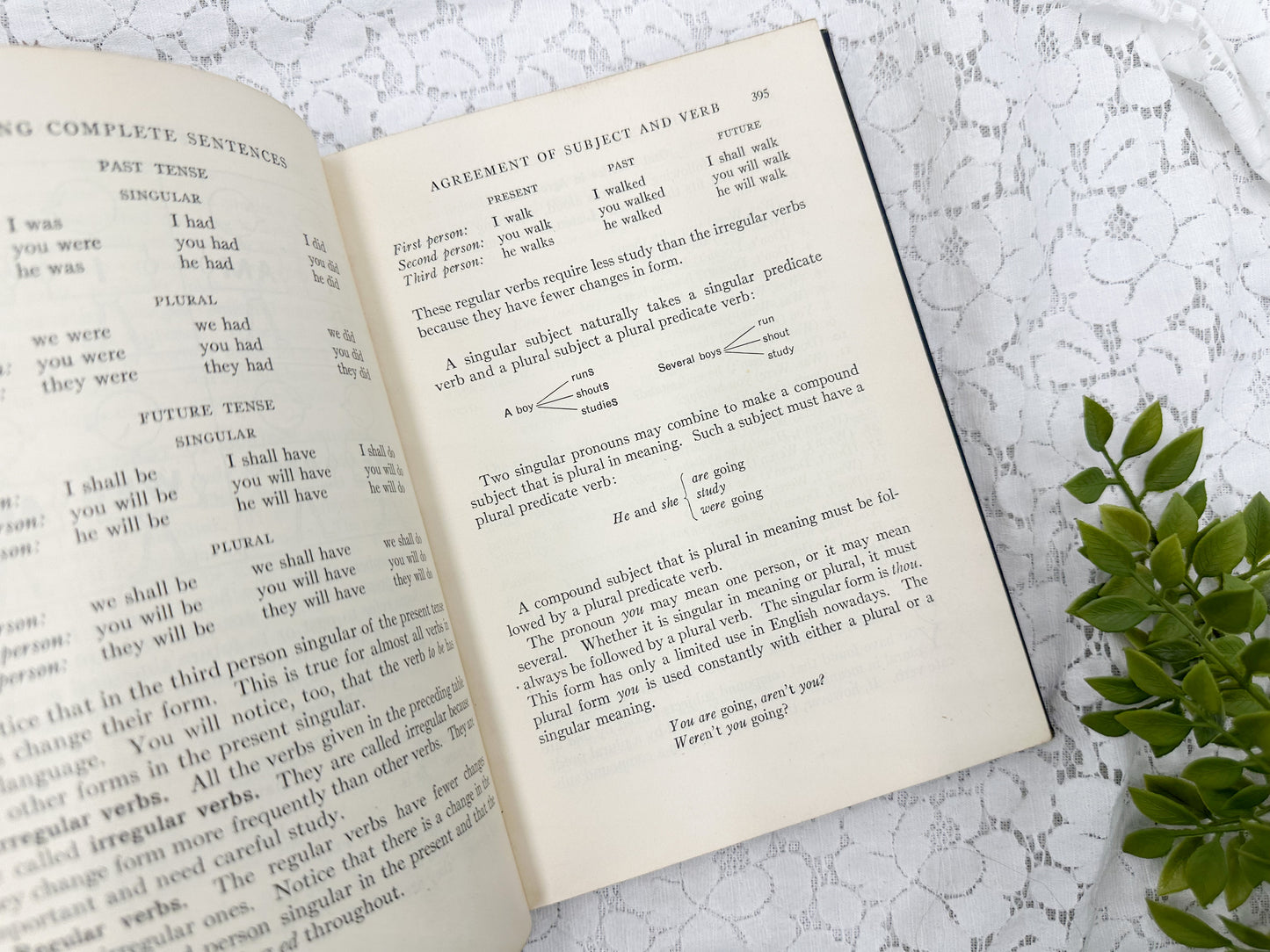 Vintage Textbooks (Set of 3)
