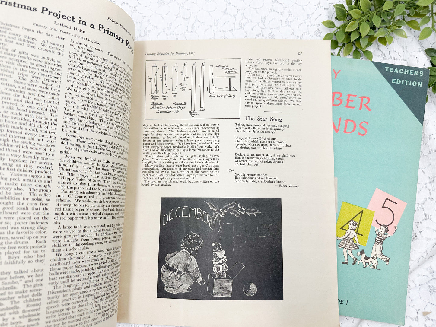 Vintage Children's Activity Books (Set of 2)