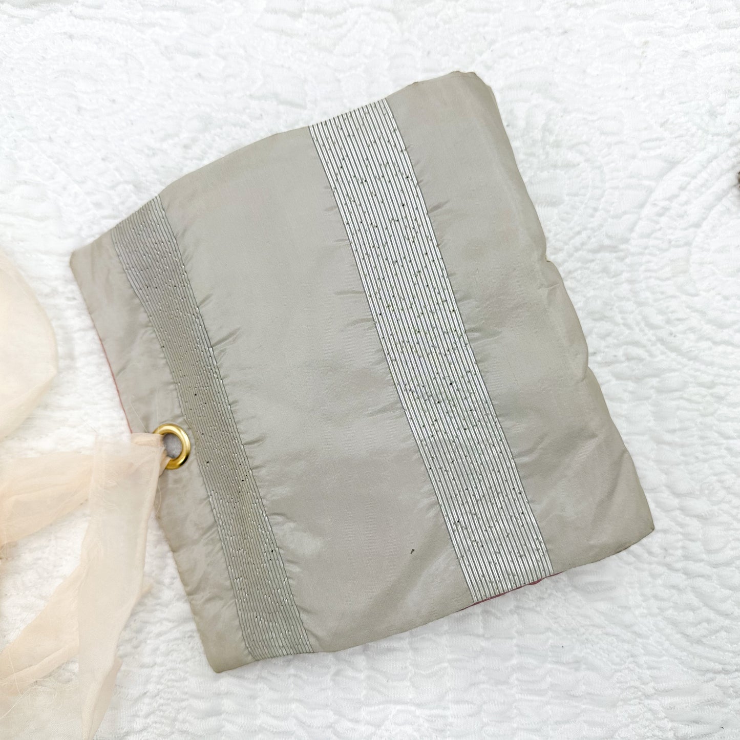 Handmade Journal with Vintage Linen