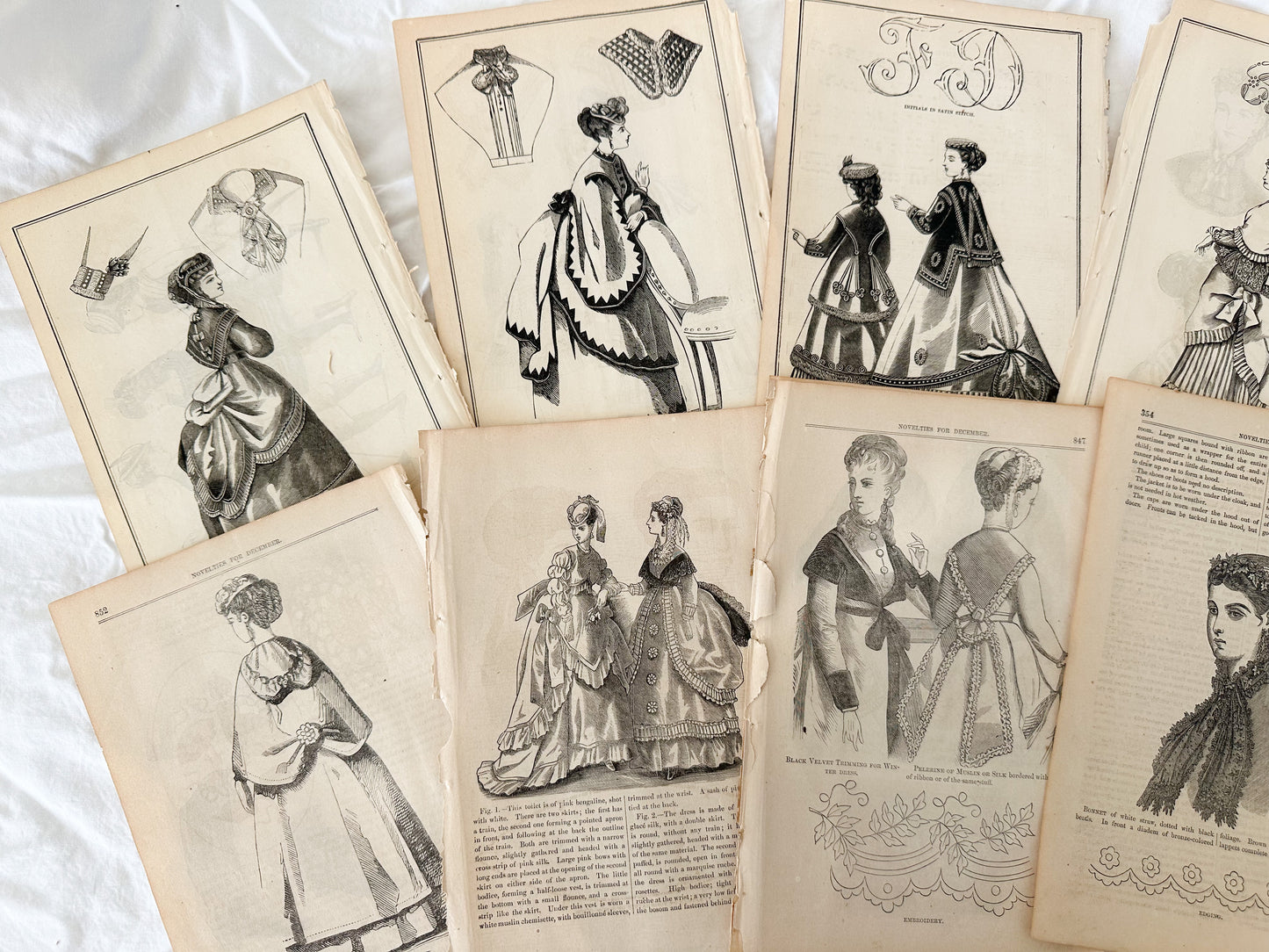 Vintage Fashion Print Set