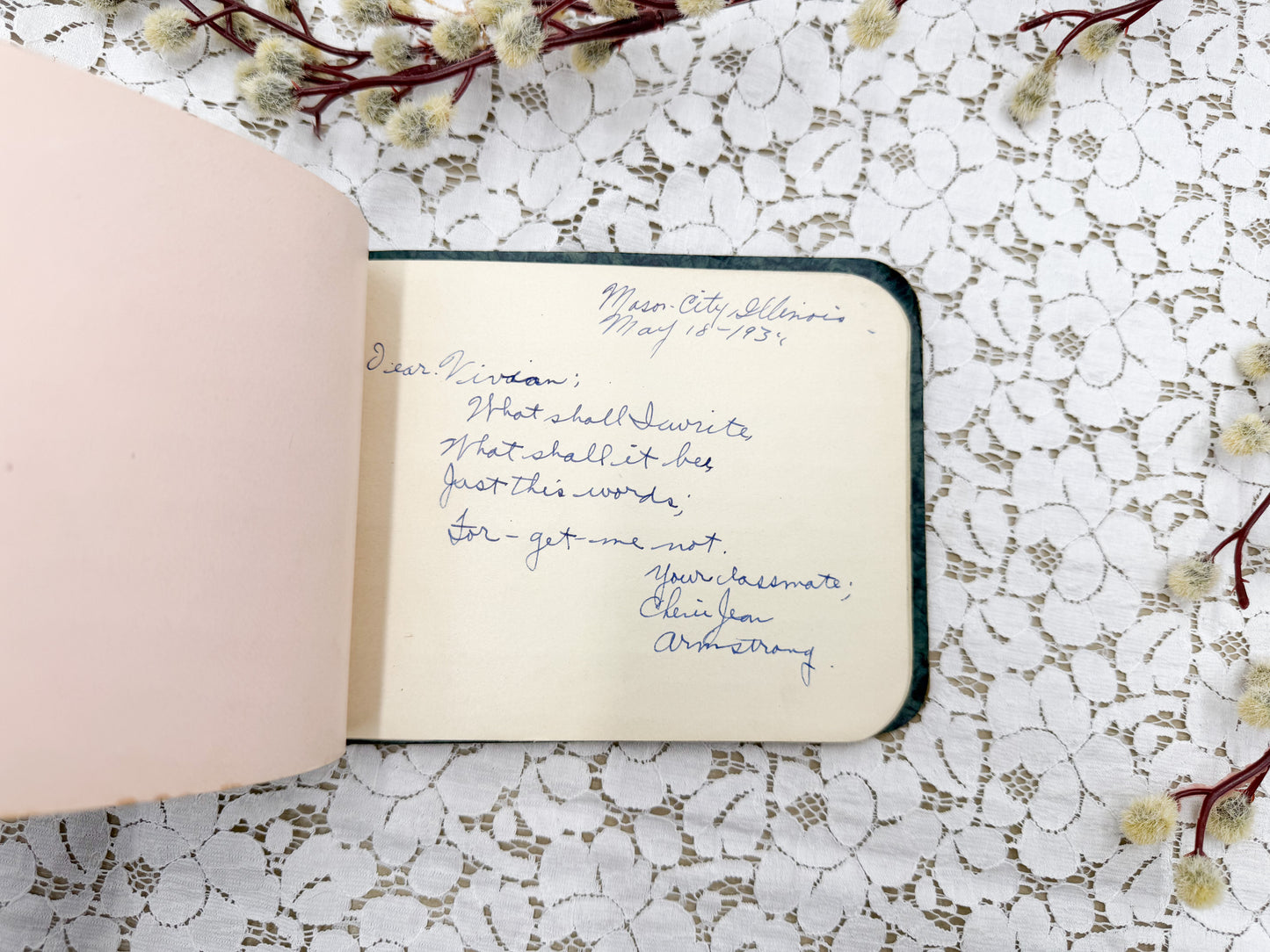 Vintage Autograph Book