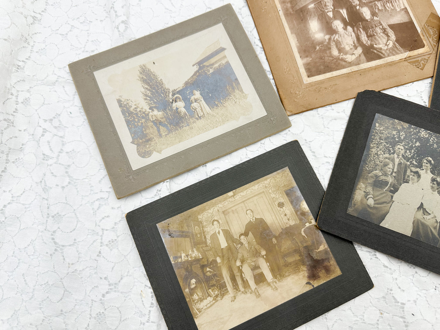 Vintage Cabinet Card Set