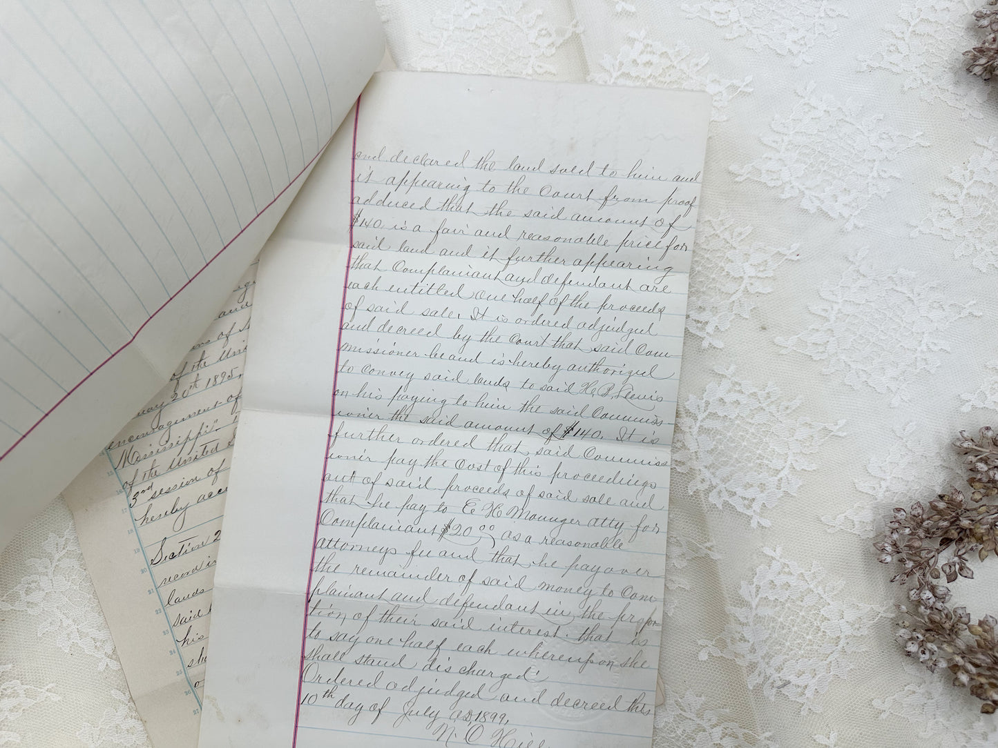 Vintage Writing Papers (Set of 5)